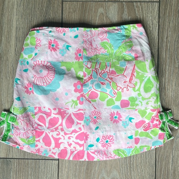 Lilly Pulitzer Other - Lilly Pulitzer, little girls skort. Size 5 green/pink/blue.
